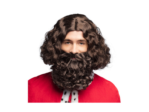 Peruka królewska z brodą