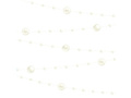 Ecru pearl garland - 650 cm - 1 pcs.
