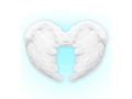 Angel wings white - 37 x 50 cm