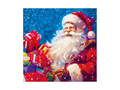 Serwetki bożonarodzeniowe Święty Mikołaj - 33 cm - 20 szt.