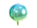 Blue-green ombre balloon - 35 cm - 1 pc.