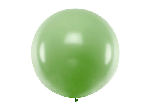 Giant balloon 1 m in diameter - green pastel.