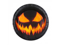 Talerzyki papierowe na Halloween Straszna Dynia - 23 cm - 10 szt.