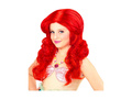 Czerwona peruka syrenka