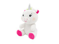 2-in-1 plush toy balloon weight unicorn with loop - 11 cm - 120g