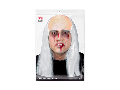 Nakrycie głowy łysina zombie z włosami