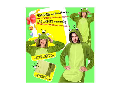 Pluszowy strój żaby