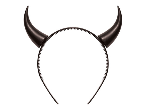 Devil black horns