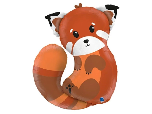 Balon foliowy Panda Czerwona - 58x72 cm  - 1 szt.