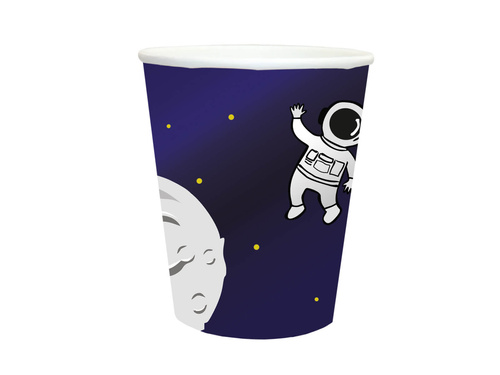 Kubeczki papierowe Kosmos - 250 ml - 6 szt.