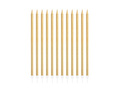 Świeczki urodzinowe złote - 13,5 cm - 12 szt.