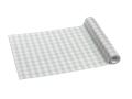 Dekoracja bieżnik na stół szałwiowy w kratkę - 40 cm x 5 m - 1 szt.