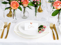Business cards for the table Heart - 10 x 5 cm - 10 pcs.