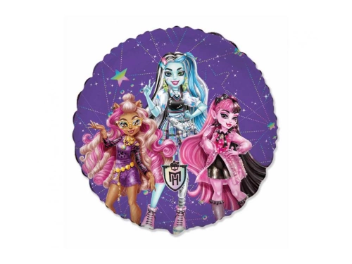 Balon foliowy Monster High - 46 cm - 1 szt.