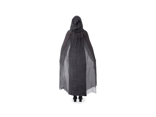 Peleryna z kapturem - czarna - 140 cm