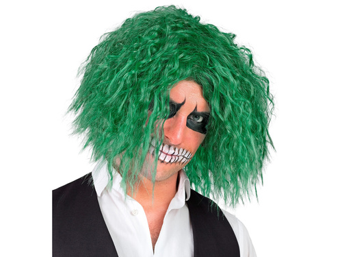 Man green medium lenght wig