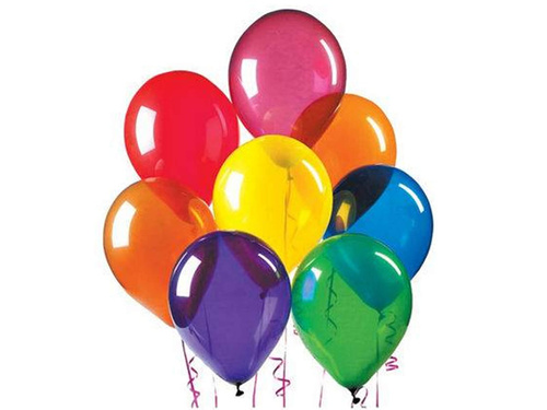 CRYSTALLIC balloons - medium - mix colors - 25 pcs.