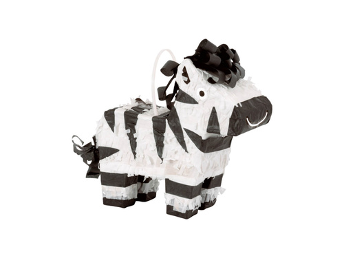 Mini Zebra piñata - 1 pc.