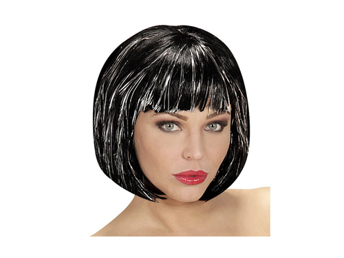 Peruka „Cool” - złota i srebrna lameta (mix)