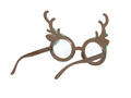 Reindeer horn glasses with mistletoe