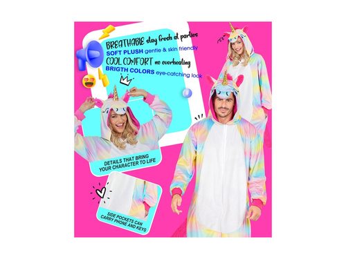 Pluszowy strój jednorożca