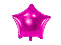 Dark pink star foil balloon - 48 cm - 1 pc.