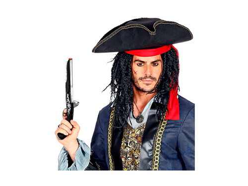 Pistolet pirata ze światłami - 35 cm