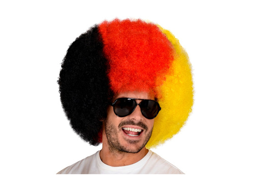 Peruka kręcona kibic - Niemcy