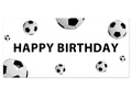 Happy Birthday Football Poster - 70x33 cm