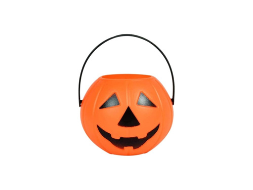Wiaderko Dynia na Halloween  - 18 cm - 1 szt.