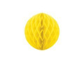 Dekoracja wisząca kula żółta - 20 cm - 1 szt.