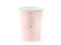 Cups Dots light pink - 260 ml - 6 pcs.