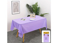 Lavender foil tablecloth - 137 x 274 cm - 1 pc.