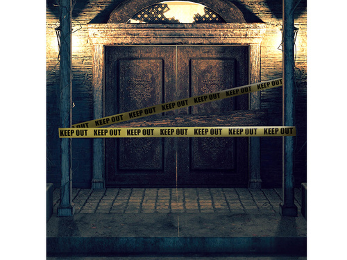 Caution Tape Keep Out Foil - 6 m