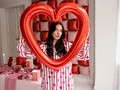 Shape Frame Heart red 73 x 72 cm