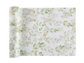 Table runner decoration with green leaves - 26 cm x 3 m - 1 pcs.