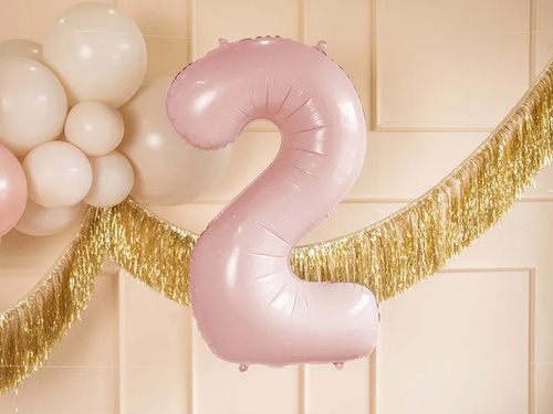 Number 2 Pink Foil Balloon - 72 cm - 1 pc