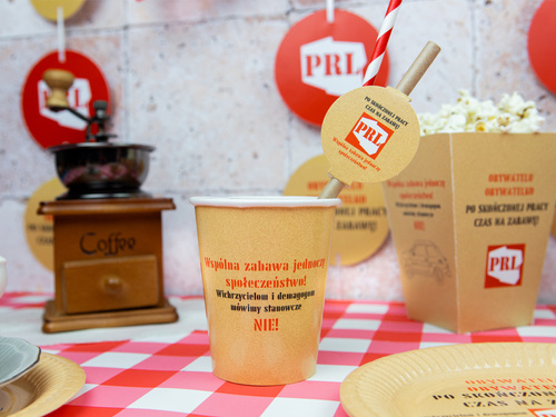 PRL birthday cups - 250 ml - 6 pcs.
