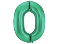 Balon foliowy matowy cyfra 0 - 86 cm - 1 szt.