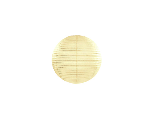 Cream ball lantern - 20 cm - 1 pc.