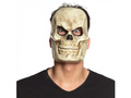 Skeleton mask with moving jaw - 1 pc