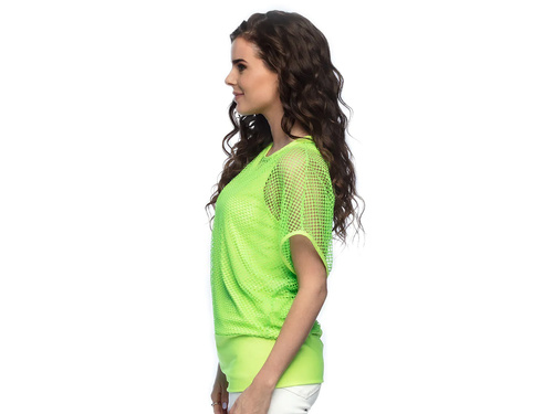 Fishnet shirt neon green (M/L)