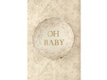 Balon foliowy Oh baby - 35x35 cm - 1 szt.