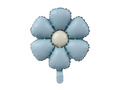 Balony foliowe Kwiaty błękitne - 50 cm - 3 szt.