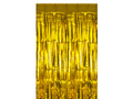 Kurtyna - zasłona na drzwi złota metaliczna - 100 x 250 cm