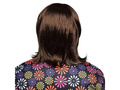 Brown men's wig