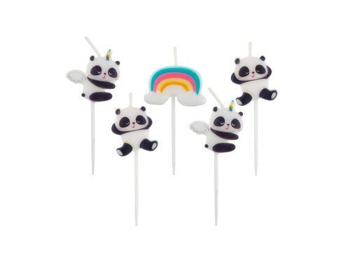 Pikery candles Dreamy Panda - 5 pcs.