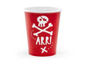 Pirates birthday cups - 220 ml - 6 pcs.