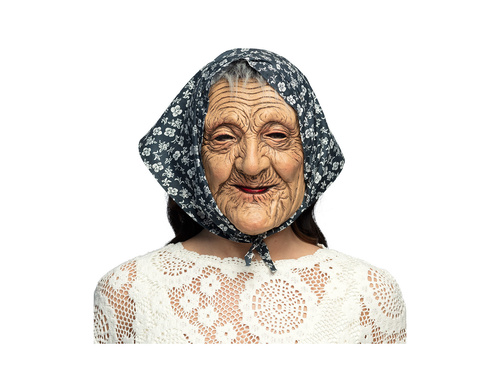 Maska lateksowa Stara kobieta