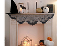 Serweta halloweenowa Nietoperze czarna - 50 x 200 cm - 1 szt.